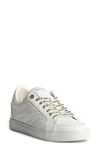 Zadig & Voltaire Zadig&voltaire Womens Blanc La Flash Perforated Leather Low-top Trainers In Blanc