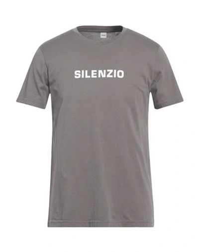 Aspesi Man T-shirt Grey Size M Cotton In Grey