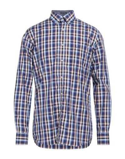 Paul & Shark Man Shirt Blue Size 15 ¾ Cotton