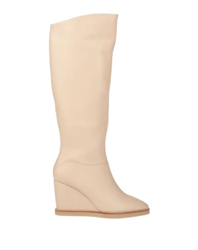 Lola Cruz Woman Knee Boots Blush Size 10 Soft Leather In Pink