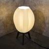 Jonathan Y Wavy 16.5" Modern Contemporary Plant-based Pla 3d Printed Dimmable Led Table Lamp, White