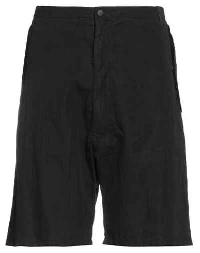 Nemen Man Shorts & Bermuda Shorts Black Size L Cotton, Polyamide