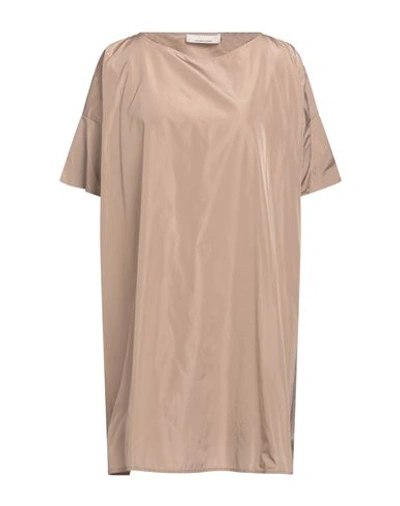 Liviana Conti Woman Short Dress Sand Size 10 Polyester In Beige