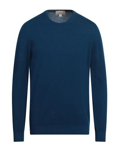 120% Lino Man Sweater Deep Jade Size Xxl Cashmere, Virgin Wool In Green