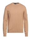 Navigare Man Sweater Sand Size 3xl Merino Wool, Acrylic In Beige