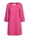 No-nà Woman Mini Dress Fuchsia Size L Viscose, Nylon, Elastane In Pink