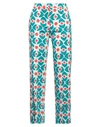Camicettasnob Woman Pants Azure Size 10 Cotton, Elastane In Blue