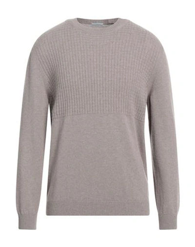 Malo Man Sweater Dove Grey Size 40 Virgin Wool