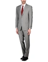 CANALI CANALI MAN SUIT GREY SIZE 46 WOOL, MOHAIR WOOL