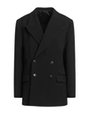 Quira Woman Suit Jacket Black Size 6 Wool