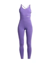 Hinnominate Woman Jumpsuit Purple Size M Cotton, Elastane