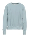 Les Tien Man Sweatshirt Light Blue Size Xs Cotton