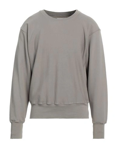 Les Tien Man Sweatshirt Khaki Size Xxs Cotton In Beige