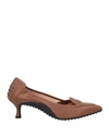 Tod's Woman Loafers Brown Size 10 Soft Leather