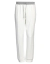 Barba Napoli Man Pants White Size 40 Cotton, Polyester