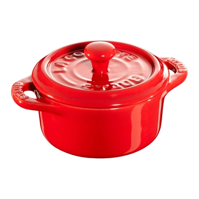 Staub Ceramic 3-pc Mini Round Cocotte Set