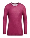Massimo Alba Man Sweater Mauve Size Xl Wool In Purple