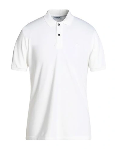 Dondup Man Polo Shirt White Size Xxl Cotton