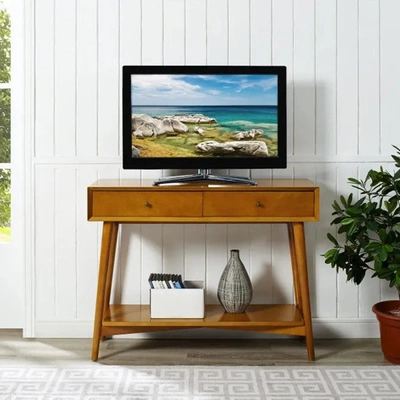 Crosley Furniture Landon Console Table In Brown