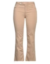 Liu •jo Woman Pants Light Brown Size 28w-28l Cotton, Polyester, Elastane In Beige