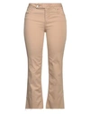 Liu •jo Cropped Pants In Beige
