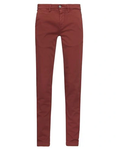 Replay Man Jeans Brick Size 28w-32l Cotton, Polyester, Elastane In Red