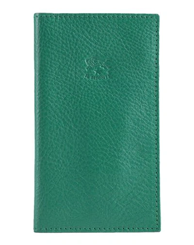 Il Bisonte Woman Document Holder Green Size - Soft Leather
