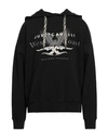 Just Cavalli Man Sweatshirt Black Size M Cotton