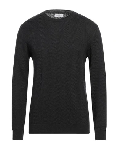 Bellwood Man Sweater Charcoal Size 40 Cotton, Cashmere In Grey