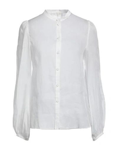 Chloé Woman Shirt White Size 4 Ramie