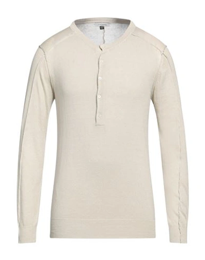 Paolo Pecora Man Sweater Beige Size M Linen, Cotton