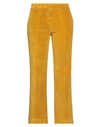 True Royal Woman Pants Ocher Size 4 Cotton In Yellow