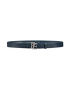 Primo Emporio Man Belt Midnight Blue Size 39.5 Soft Leather