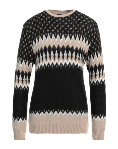 Why Not Brand Man Sweater Black Size Xl Acrylic, Wool