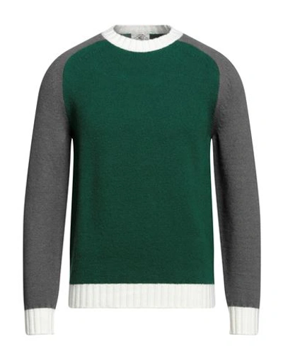 Mqj Man Sweater Green Size 42 Polyamide, Acrylic, Wool