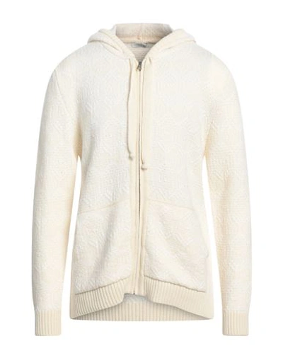 Crossley Man Cardigan Ivory Size L Wool, Viscose, Polyamide, Cashmere In White