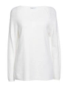 Pianurastudio Woman Sweater White Size M Wool, Viscose, Polyamide, Cashmere
