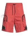 A-COLD-WALL* A-COLD-WALL* MAN SHORTS & BERMUDA SHORTS BRICK RED SIZE 36 COTTON, POLYAMIDE