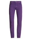 Jacob Cohёn Man Pants Mauve Size 31 Cotton, Elastane In Purple