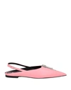 Stella Mccartney Woman Ballet Flats Pink Size 7 Textile Fibers