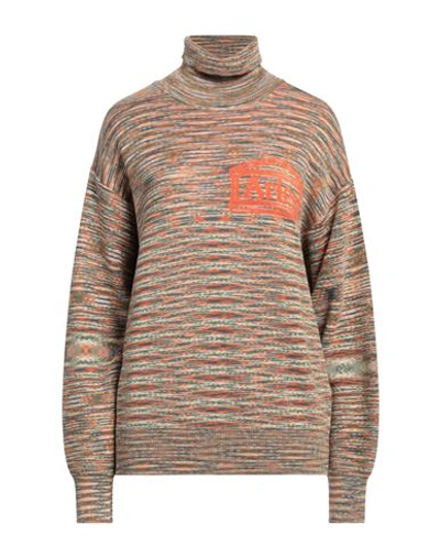 Aries Man Turtleneck Beige Size S Recycled Cotton, Recycled Polyester