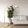 Nova Of California Luna Bella Arc Lamp Weathered Brass 88" Weathered Brass