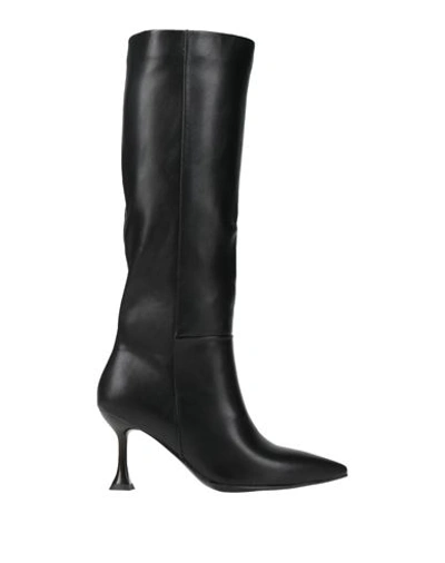Bibi Lou Woman Knee Boots Black Size 10 Soft Leather