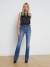 L Agence L'agence Selma High Waist Sleek Baby Bootcut Jeans In Cambridge