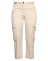 Nine In The Morning Woman Pants Beige Size 27 Cotton, Elastane In Beige