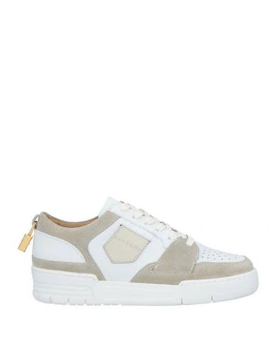 Buscemi Woman Sneakers Khaki Size 10 Calfskin In Beige