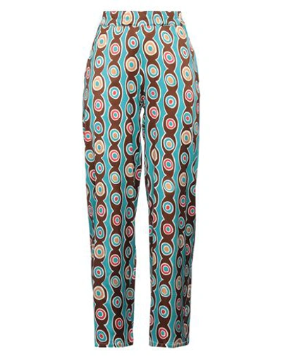 Camicettasnob Woman Pants Azure Size 8 Viscose, Elastane In Blue