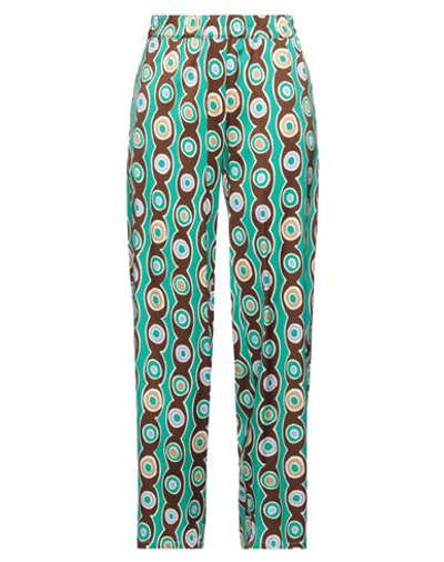 Camicettasnob Woman Pants Emerald Green Size 10 Viscose, Elastane