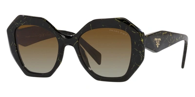 Prada Woman Sunglasses Pr 16wsf In Polar Brown Gradient
