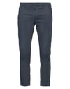 Dondup Man Pants Midnight Blue Size 31 Cotton, Polyamide, Elastane In Black